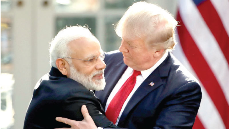 Trump and Modi met half way to put Indo-US relations on an even keel   