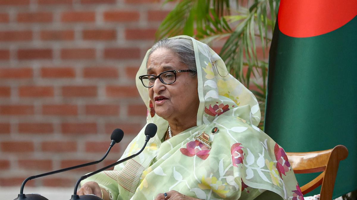 India slams Bangladesh for linking it to Hasina’s on-line speech