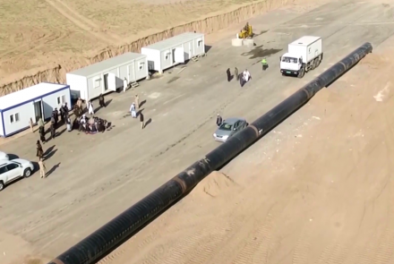 8 km of Turkmenistan-Afghanistan-Pakistan-India (TAPI) pipe line completed