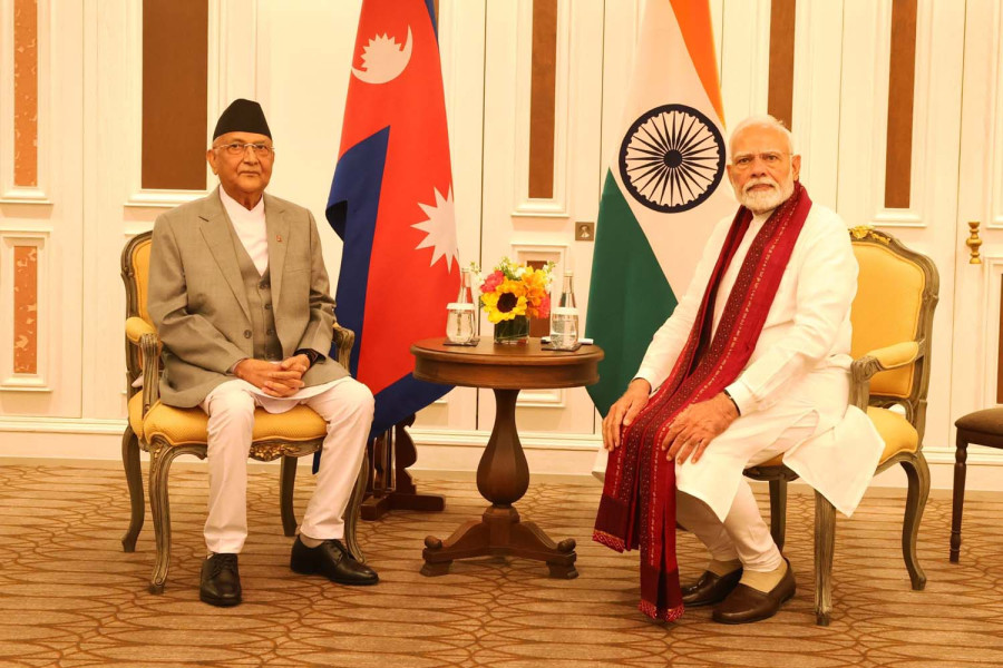 Nepal’s Oli and India’s Modi break ice in Bangkok