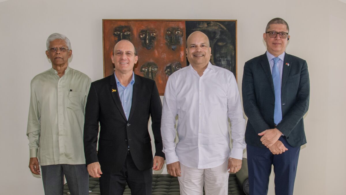 New Israeli envoy meets Milinda Moragoda of the Pathfinder Foundation