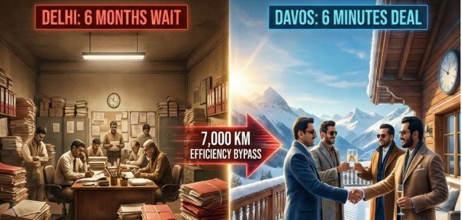 The Davos bazaar: India’s power evolution and the “global audition”