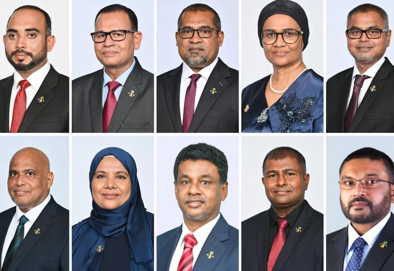 Half the Maldivian cabinet quits after the ruling party’s poor electoral performance
